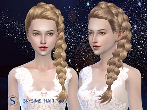 Butterflysims Hair 190 By Skysims Sims 4 Hairs