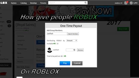 Robux is one of the most crucial parts of roblox, and many people need to give robux to their friends, or just to pay people. How do you give people robux on roblox > ALQURUMRESORT.COM