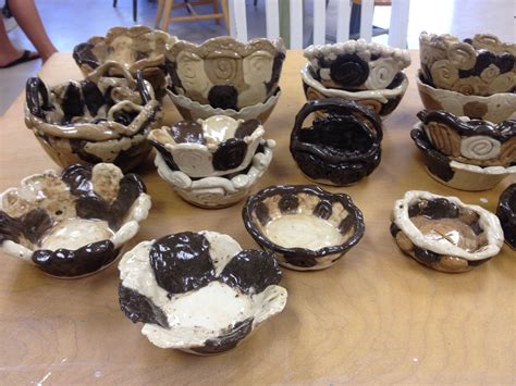 Coil Bowls Using My Neopolitan Clay Sampler A Trio Of Cone 5 Clay