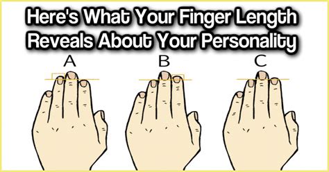 Heres What Your Finger Length Reveals About Your Personality