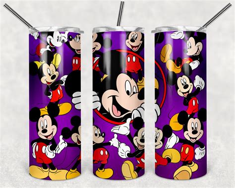Disney Mickey Mouse Tumbler 20oz Straight Tapered Tumbler Design