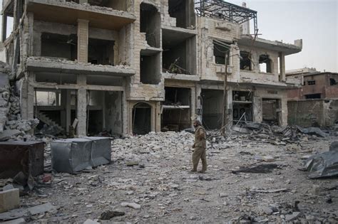 Aftermath Of Airstrikes In Syria Exibart Street
