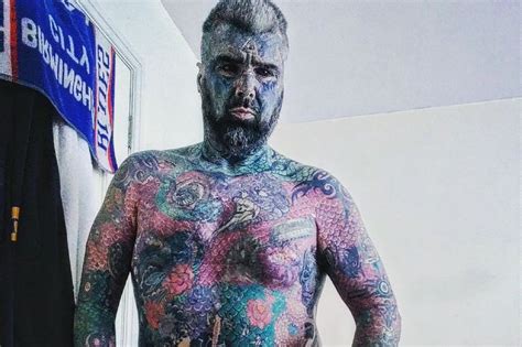 Britains Most Tattooed Man Gives Up Extreme £40k