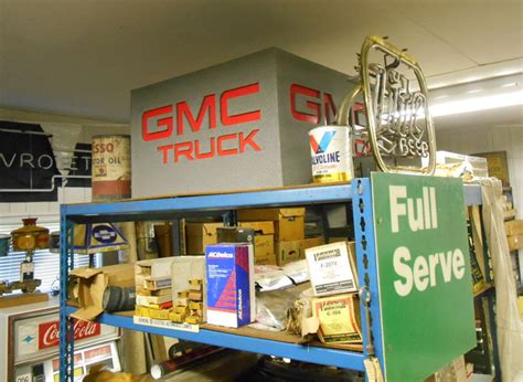 Vintage Genuine Gmc Gm Truck Showroom Dealership Dealer Sign Display