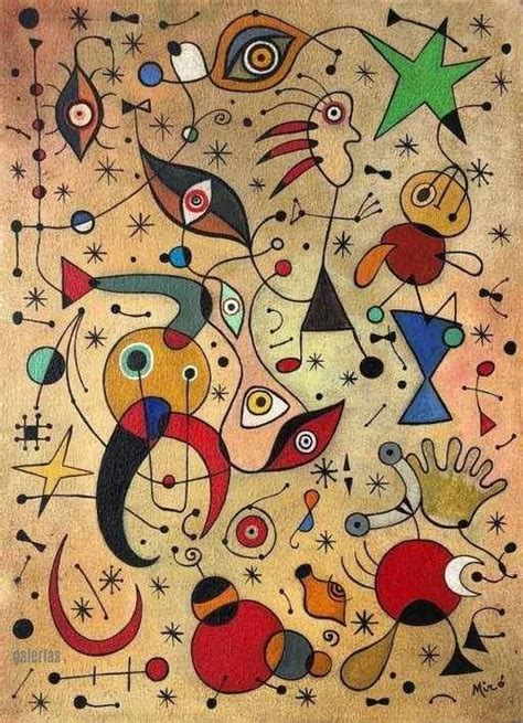 El Naixement Del Món 1941 Joan Miró Para Niños Cuadros De Joan Miro