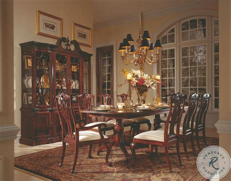 Cherry Grove Classic Antique Cherry Pedestal Extendable Dining Room Set