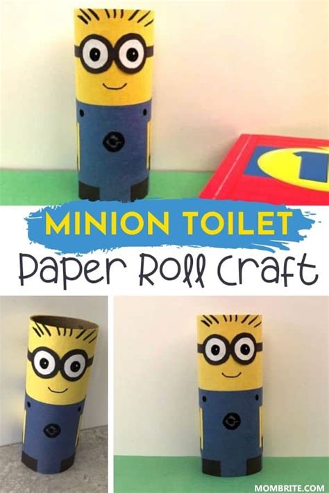 Minion Toilet Paper Roll Craft Despicable Me Mombrite