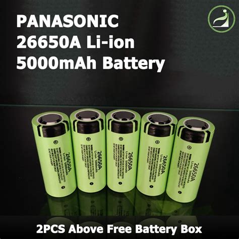 Panasonic 26650 Lithium Batteries High Capacity 5000mah 37v 42v