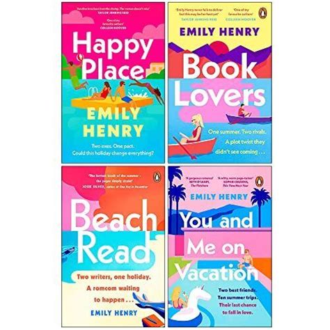 Emily Henry Collection 4 Books Set Happy Place Hardcover Book