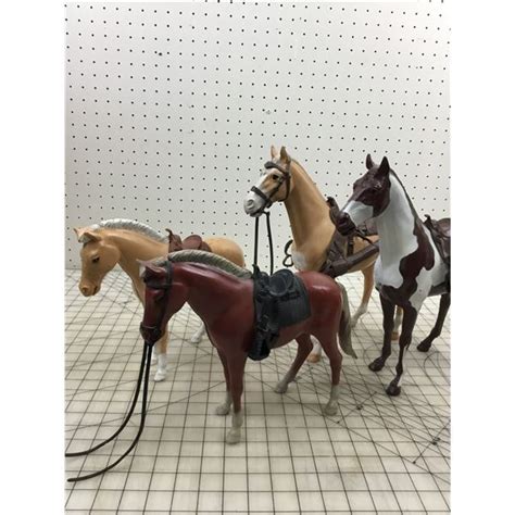 Vintage Louis Marx Toy Horse Collection