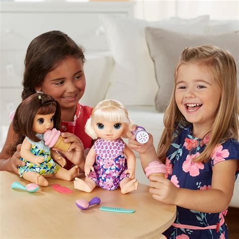 Baby Alive Magical Scoops Baby Brunette Baby Doll With