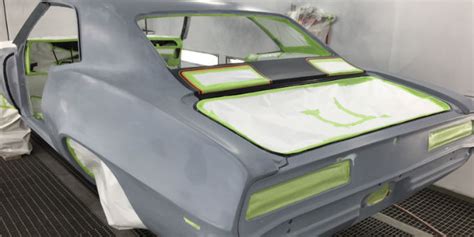 1969 Chevy Camaro In The Paint Booth Randy Colyn Restorations