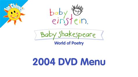 Baby Einstein Baby Shakespeare Menu 2004 Dvd Youtube