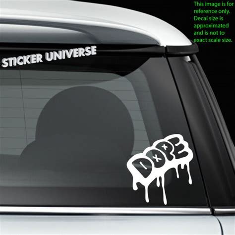 Dope Paint Drip Funny Car Window Decal Bumper Sticker Jdm Hip Hop Cool