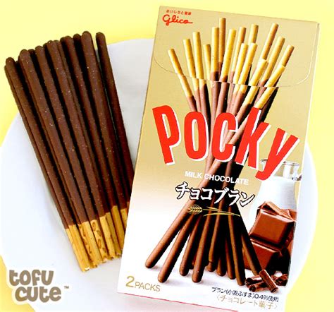 Buy Glico Japanese Pocky Milk Chocolate Bran Biscuit Sticks At Tofu Cute