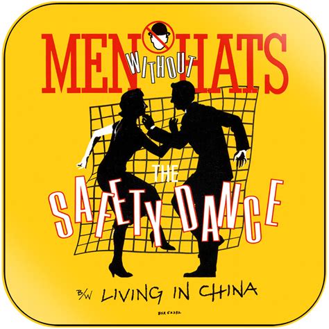 Men Without Hats The Safety Dance Album Cover Sticker