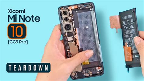 Xiaomi Mi Note 10 Disassembly Inside Cc9 Pro 108mp Teardown Youtube