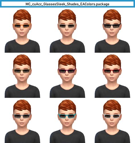 Sleek Glasses Now For Child And Todder By Monochaos Monochaoss Sims
