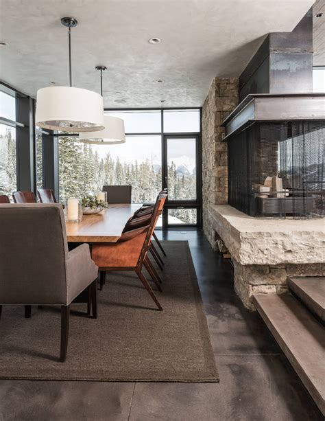 Mountain Modern Contemporary Dining Room Other By Pearson