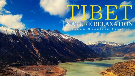 Mountain Lake 4k Rakwa Tsoranwu Lake Tibet China Drone Footage