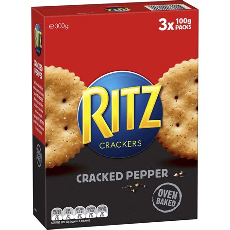 Buy Ritz Crackers Cracked Pepper 227g Online Worldwide Delivery