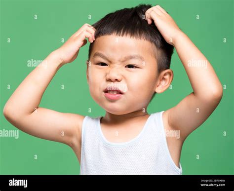 Boy Scratching Head High Resolution Stock Photography And Images Alamy