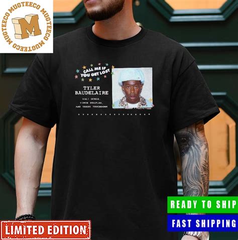 Tyler The Creator Mugshot Call Me If You Get Lost Unisex T Shirt Mugteeco