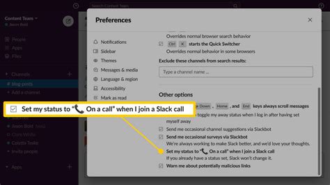 How To Update Your Slack Status