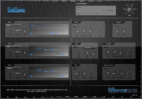 Subsonic By Ta Programming Synthesizer Plugin Vst