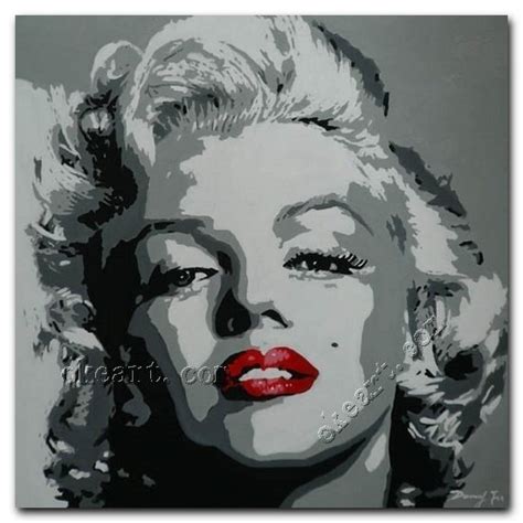 Marilyn Monroe Portrait Impressions Sur Toile Actrice Américaine Star