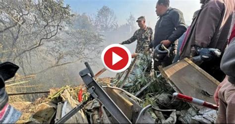 فيديو يحبس الأنفاس…لحظة سقوط الطائرة المنكوبة في نيبال فيديو assarih
