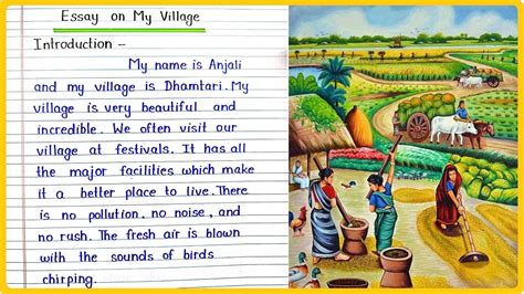Essay On My Village In English My Village Essay My Village Par Essay