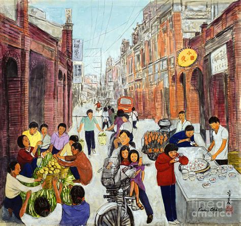 Busy Morning 1993 Painting By Komi Chen Fine Art America