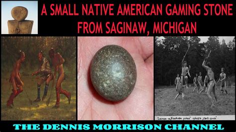A Small Indian Gaming Stone From Saginaw Michigan Youtube