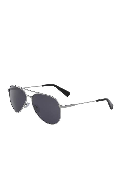 Cole Haan Aviator Sunglasses In Metallic Lyst