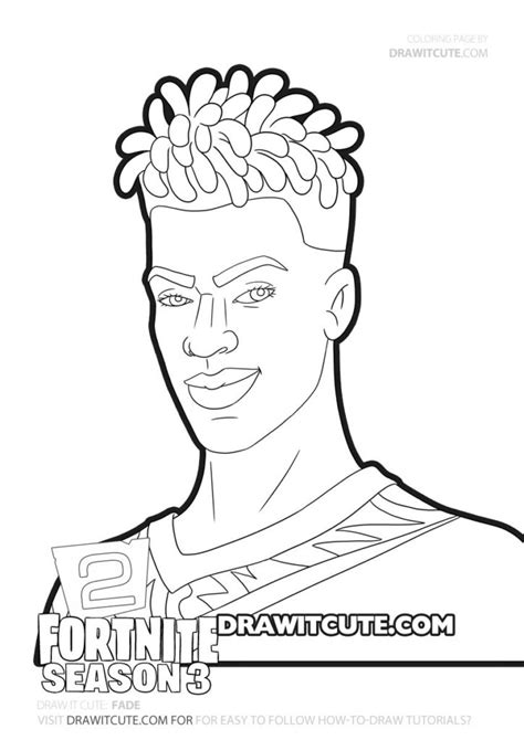 Coloring notes fortnite coloring pages free printable. Fade | Fortnite Chapter 2 coloring page by Draw it cute # ...
