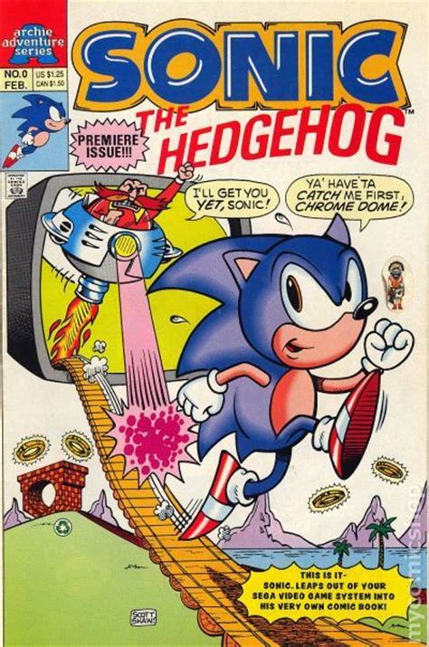 Sonic The Hedgehog 1993 Mini Series Comic Books
