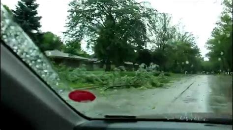 June 30th Storm Damage Waukesha Wi Youtube