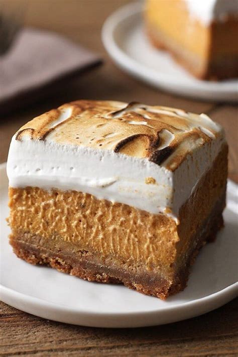 Sweet Potato And Marshmallow Bars 24 Thanksgiving Desserts For People