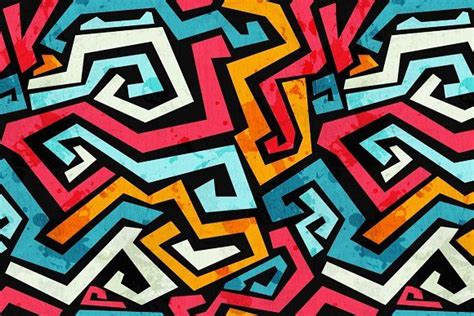 Graffiti Vector Patterns Pack Cuadros Abstractos Coloridos Graffiti