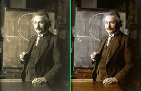 Albert Einstein 1921 Realistically Colorizedhistoricalphoto