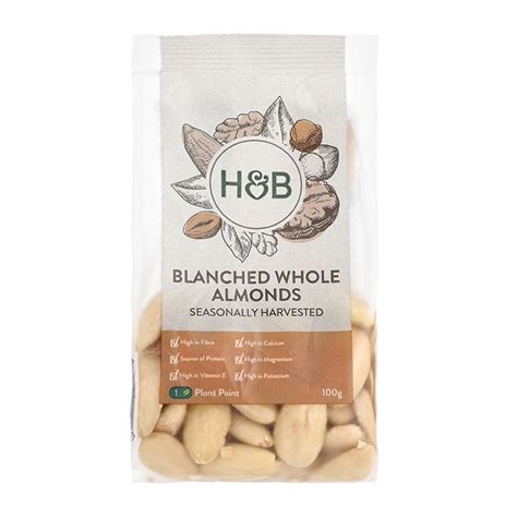 Holland Barrett Blanched Whole Almonds 100g Holland Barrett
