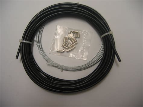 Bowden Kontroll Kabel 25mm Od Inner 7mm Pvc überzogen äußeren Chrom