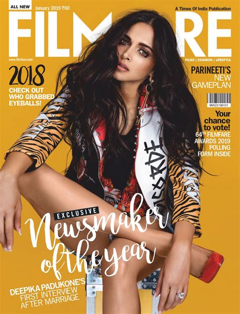 Deepika Padukone In Filmfare Magazine January 2019 Hawtcelebs