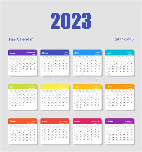 Download Islamic Calendar 2023 1444 Hijri Pdf Printable 45 Off