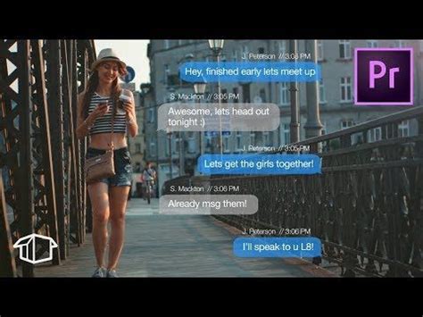 Video producers use a full range of transitions, motions and other effects to give the public what they want. Make iPhone Text Effect - Adobe Premiere Pro Tutorial ...