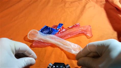 ASMR Triggers Sticky Sounds With Condoms Packages With Rubber