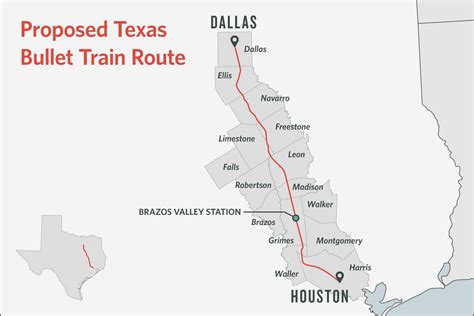 Texas Railway Map