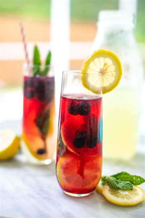 Minty Blueberry Lemonade Summer Mocktail Spritzer And Other Refreshingly Easy Summer Mocktail