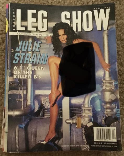 Leg Show Magazine April Julie Strain Etsy